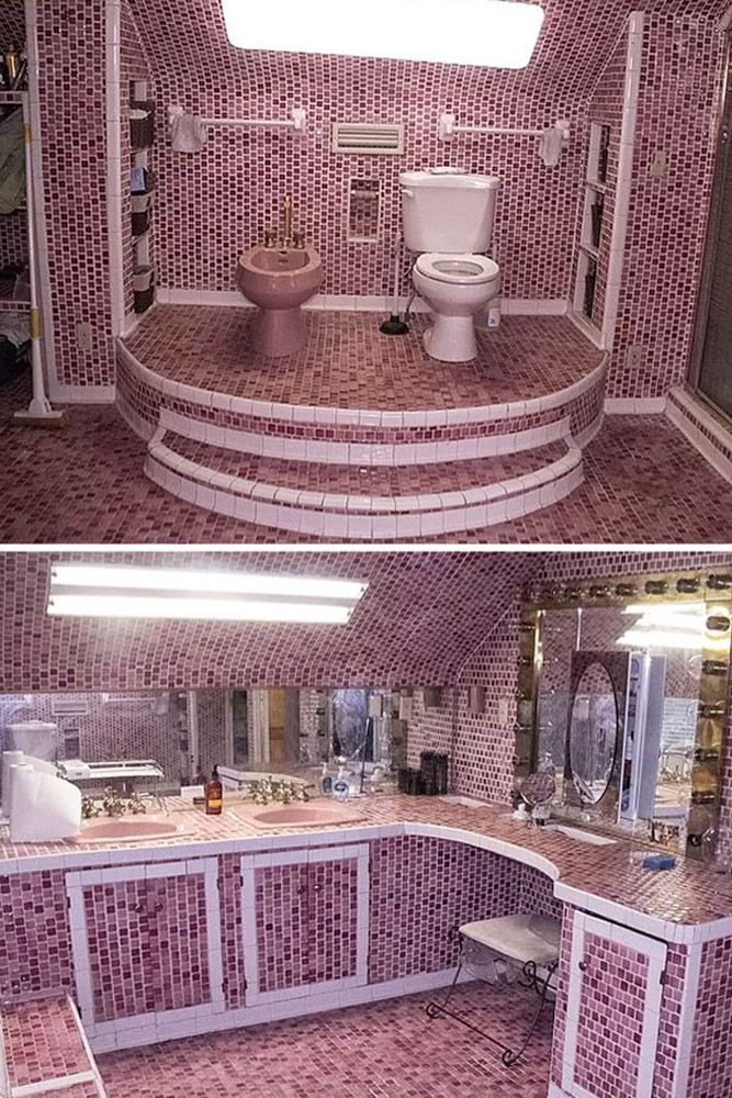 Bad bathroom interior design